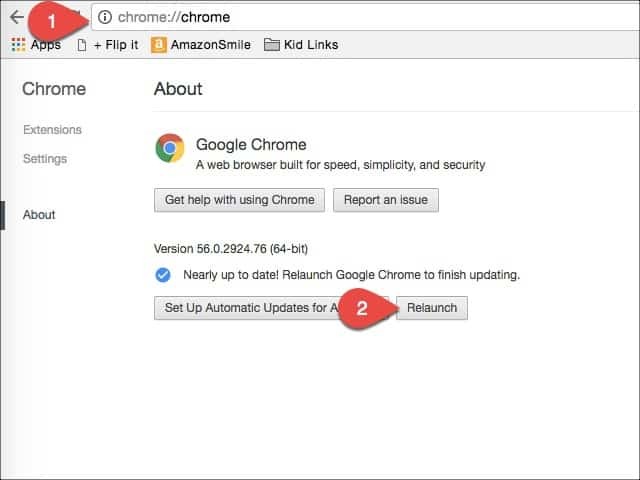 Aktualisieren Sie Google Chrome über die Befehlszeile