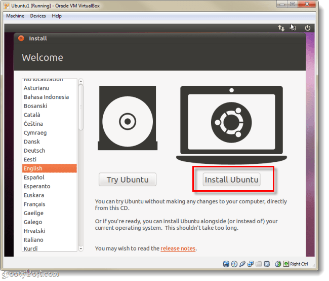 Ubuntu installieren 