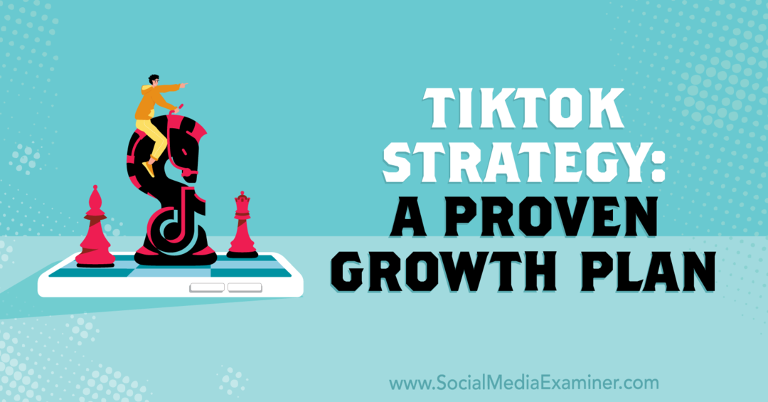 TikTok-Strategie: Ein bewährter Wachstumsplan mit Erkenntnissen von Jackson Zaccaria im Social Media Marketing Podcast.