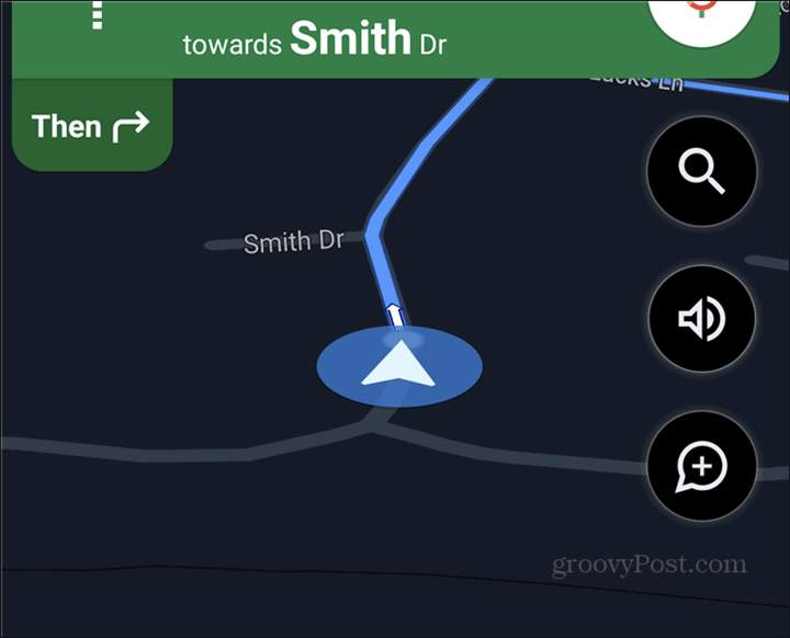 Google Maps Autosymbol navigieren
