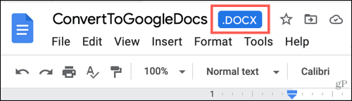 Word-Datei in Google Docs