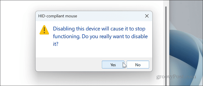Deaktivieren Sie das Touchpad unter Windows 11