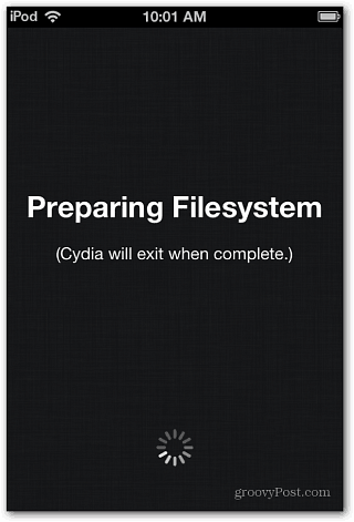 Cydia Dateisystem vorbereiten