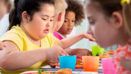 Kinderpopulation unter Androhung von Fettleibigkeit
