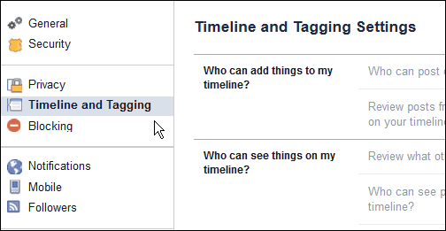 Timeline und Tagging