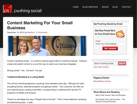 Pushing Social Blog