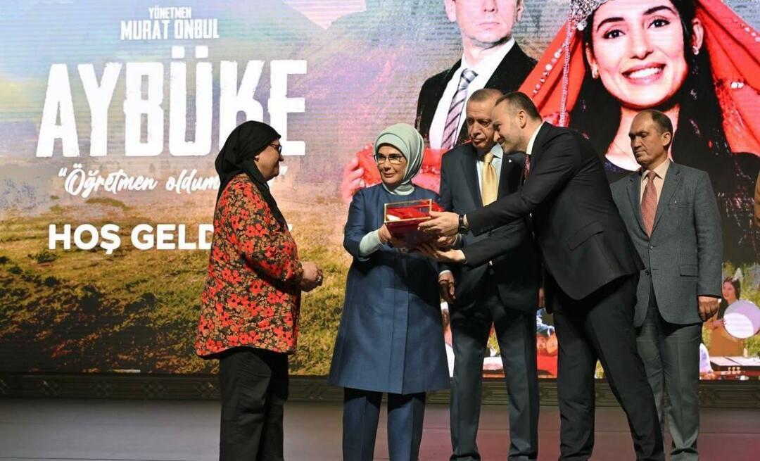 Die Premiere des Films Aybüke I Became a Teacher fand unter Beteiligung von Präsident Erdoğan statt!