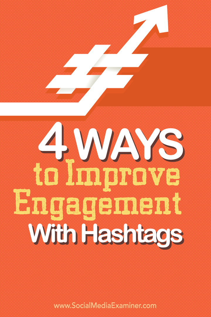 wie man das Engagement mit Hashtags verbessert