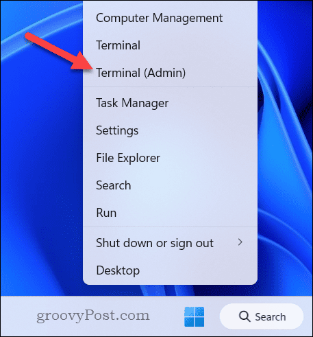 Öffnen Sie ein neues Terminalfenster unter Windows 11