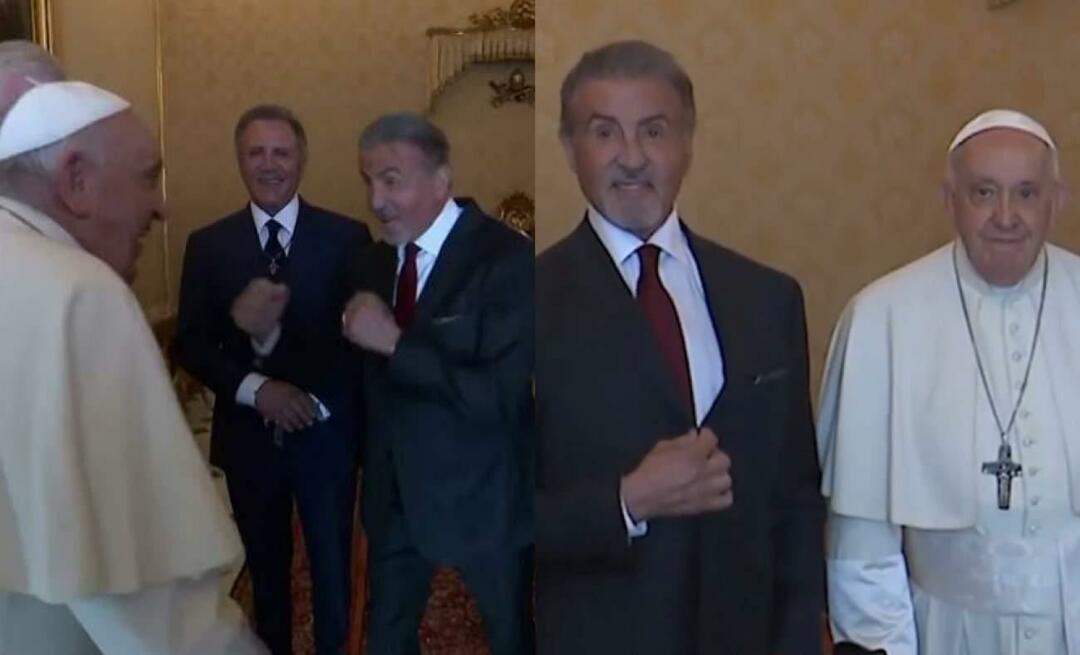 Rocky-Star Sylvester Stallone forderte Papst Franziskus heraus!