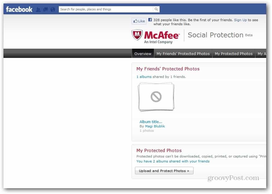 McAffee schützt Ihre Facebook-Fotos