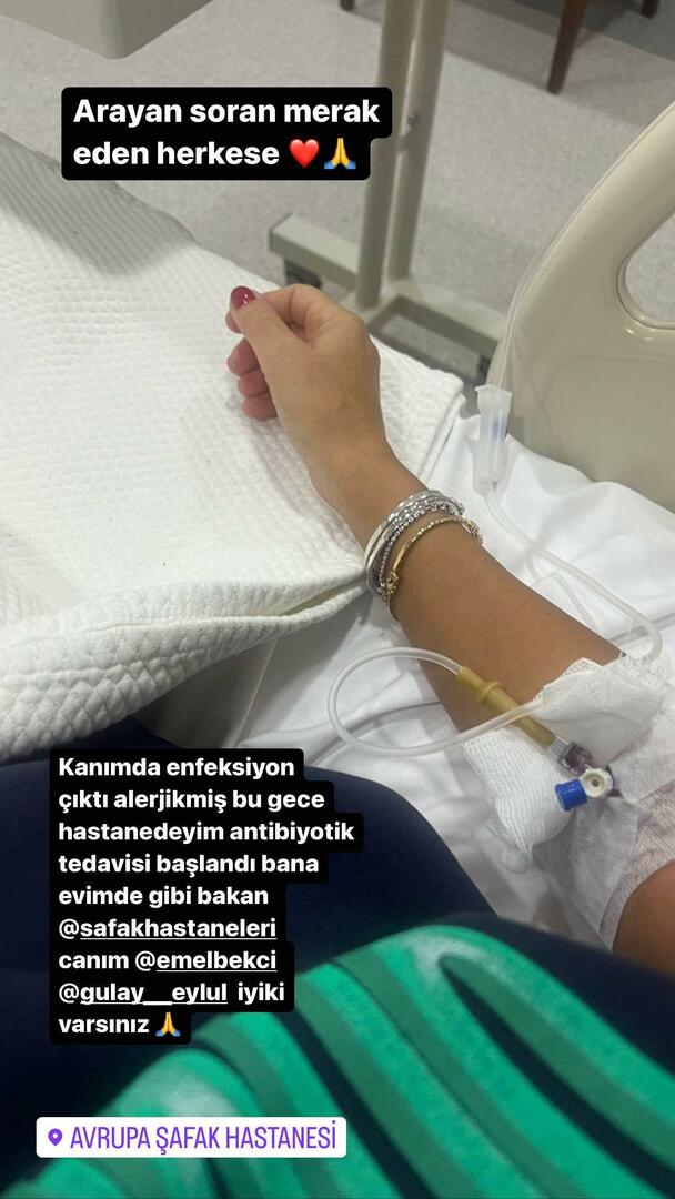 Ozlem Yildiz hat eine Infektion im Blut