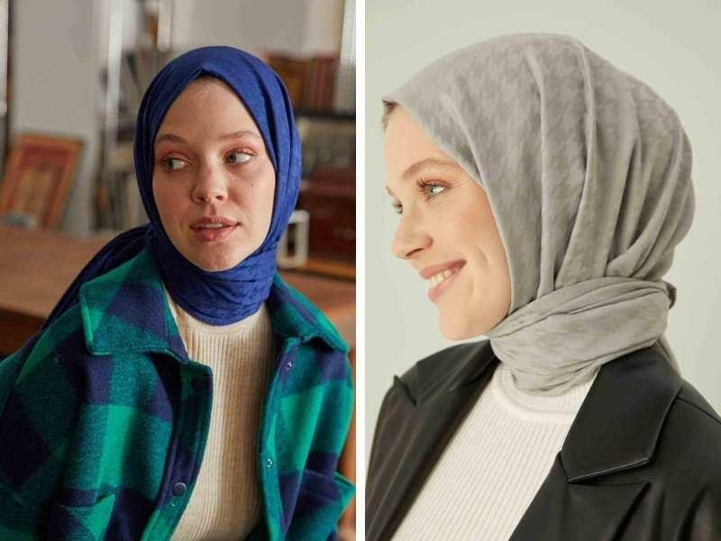 Hijab-Kaschmirschal-Modelle für Damen 