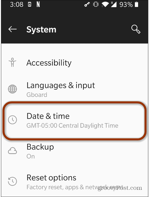 24 Stunden Uhr Android Datum und Uhrzeit
