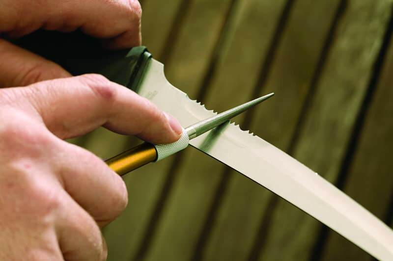 Tipps zum Schärfen von gezackten Messern