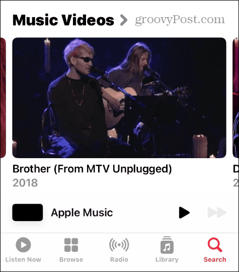 Video-Playlists auf Apple Music