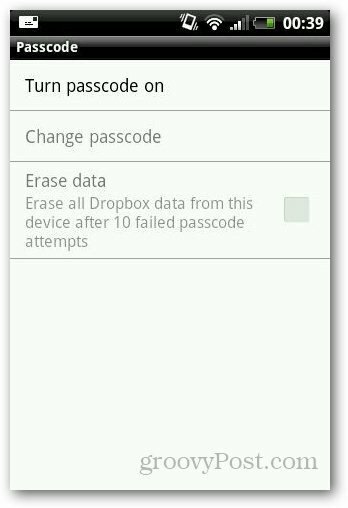 So schützen Sie Dropbox mit einem Passwort unter Android
