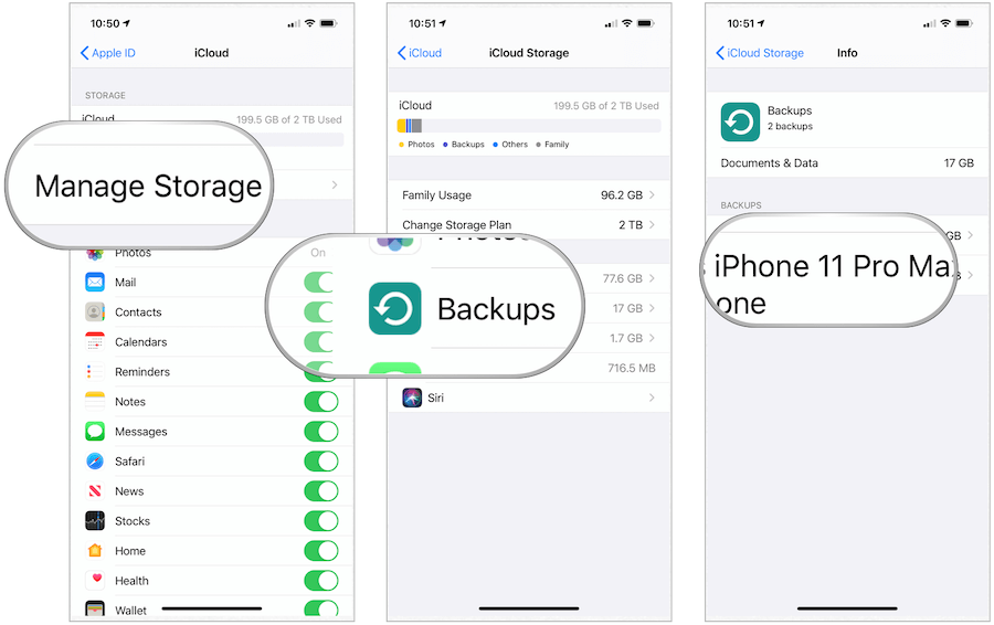 Bestätigen Sie, dass ein iOS-Backup vorhanden ist