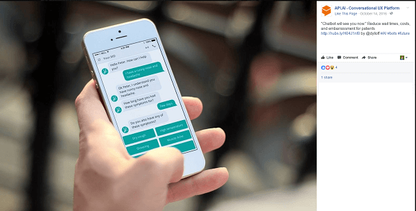 API.AI und ManyChat bieten Vorlagen für den Einstieg in Ihren Chatbot.