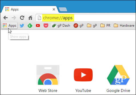 Starten Sie Chrome Apps
