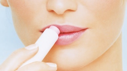 Verschiedene Anwendungen von Lippencreme