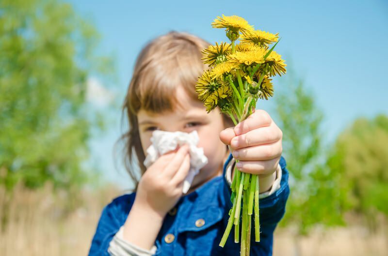 Frühlingsallergiesymptome bei Babys und Kindern!