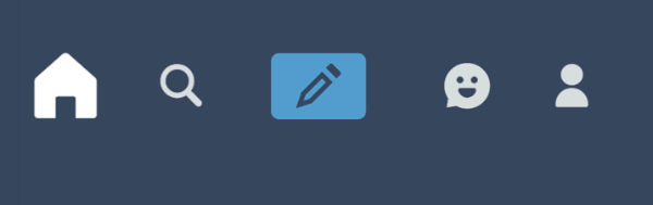 In einem hilfreichen kleinen Update, das jetzt veröffentlicht wird, hat Tumblr ein neues Menschensymbol hinzugefügt, das Benutzer direkt zu ihren eigenen Tumblr-Profilen führt.