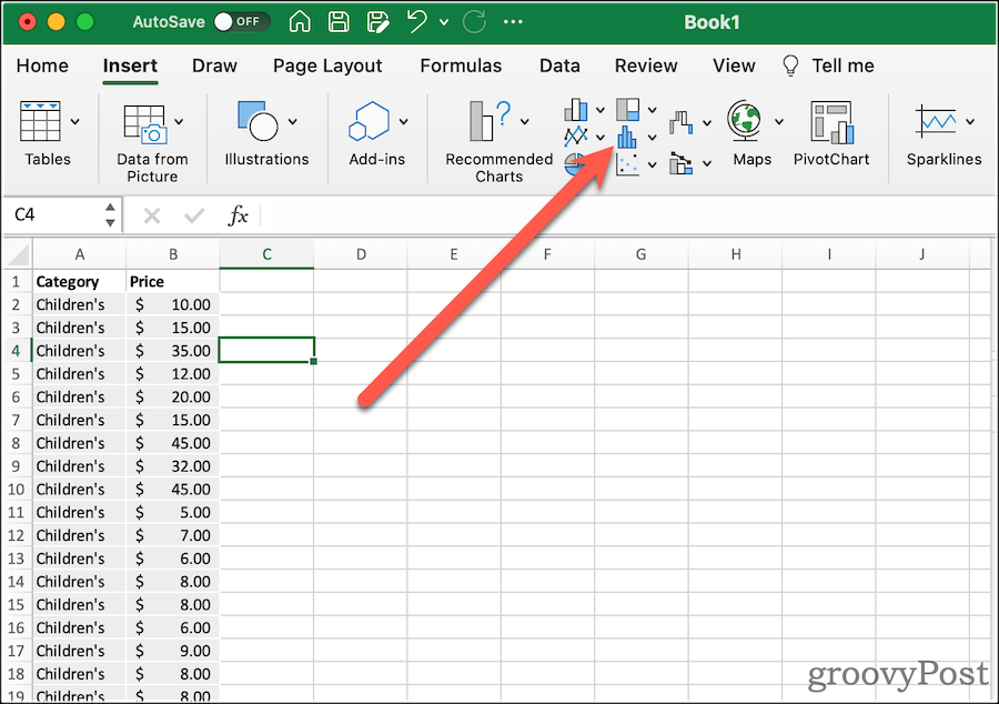 So erstellen Sie einen Boxplot in Excel