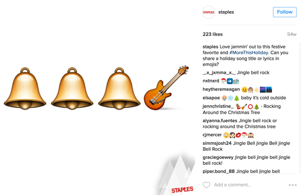 Emojis sind auf Instagram sehr beliebt.