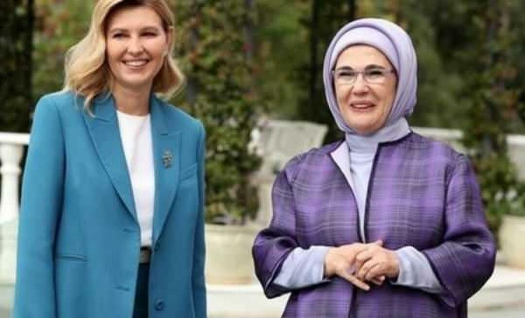 Olena Zelenska ist First Lady Erdoğan dankbar für das, was sie für ukrainische Waisenkinder getan hat!