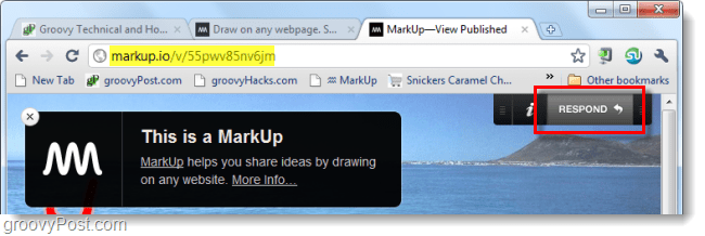 Arbeiten Sie mit markup.io an Screenshots zusammen