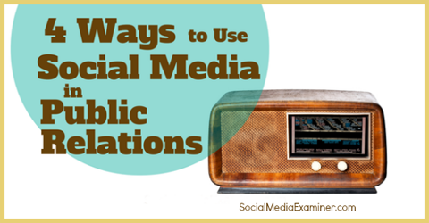 Nutzen Sie soziale Medien für die Öffentlichkeitsarbeit