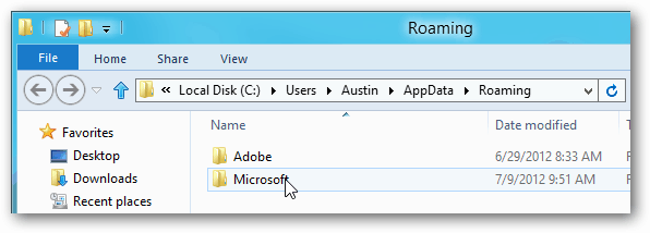 Roaming von App-Daten in Microsoft Windows 8