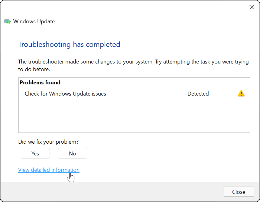 Windows Update-Fehlerbehebung