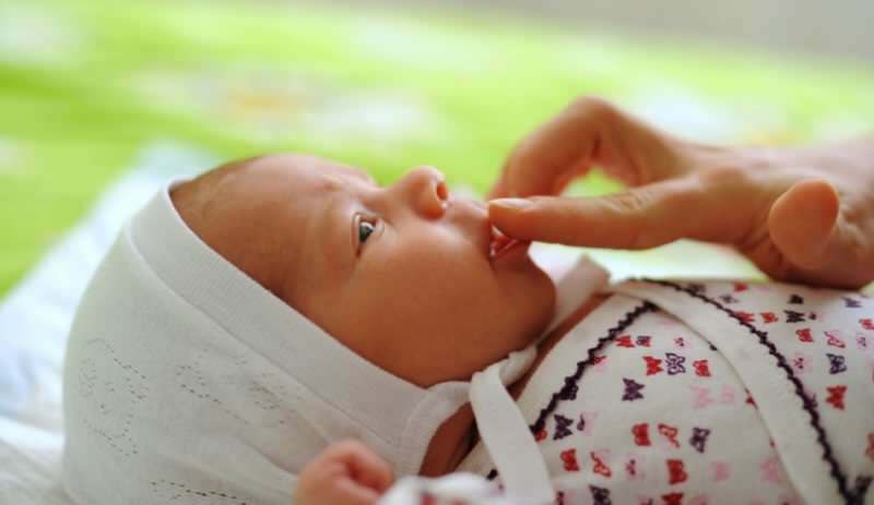 Symptome von Soor bei Säuglingen