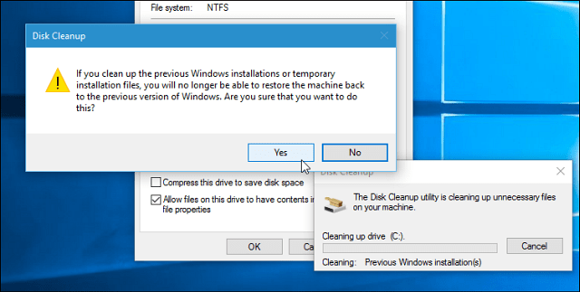 Windows 10. November Update: Fordern Sie 20 GB Speicherplatz zurück