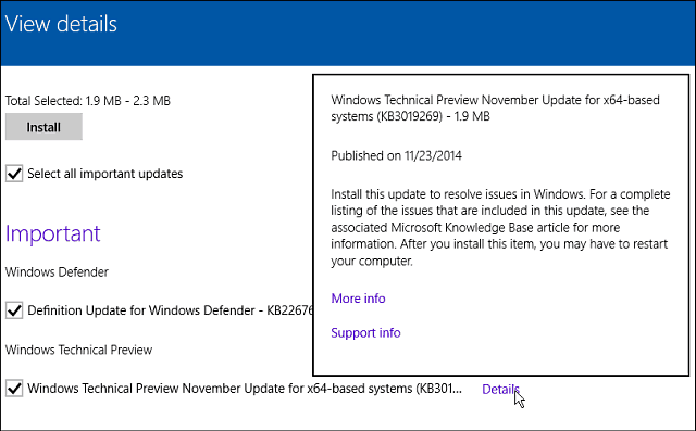 Microsoft veröffentlicht Patch (KB3019269) für Windows 10 Build 9879