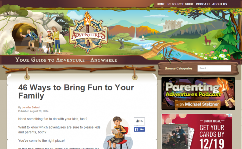 My Kids 'Adventures wurde 2013 gestartet. 