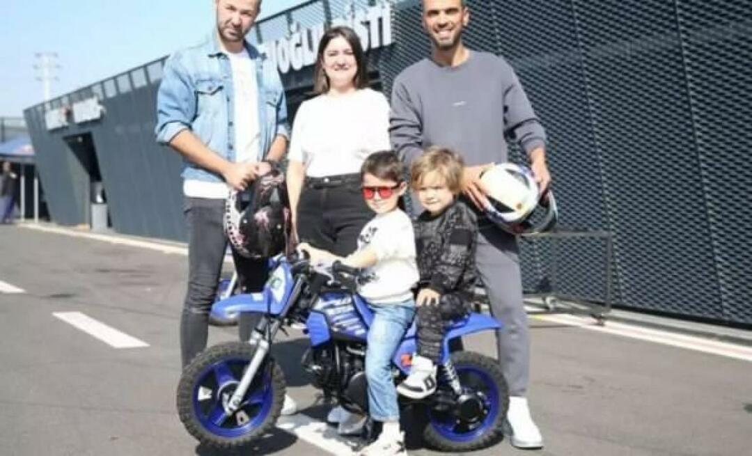Eine Geste von Kenan Sofuoğlu an den kleinen Jungen! Er hat das Motorrad seines Sohnes geschenkt.
