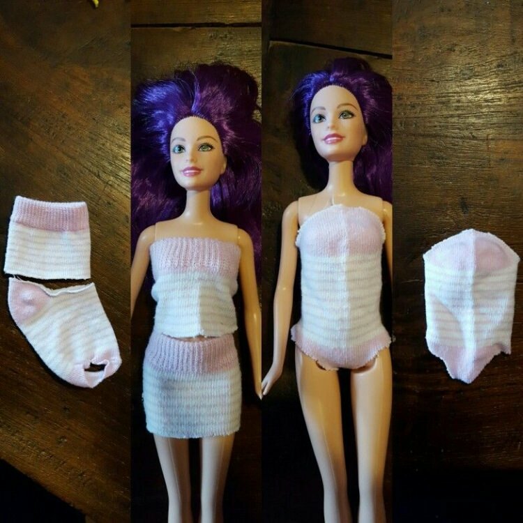 Wie nähe ich Kleidung für Barbie-Puppen? Einfaches und praktisches Nähen von Babykleidern