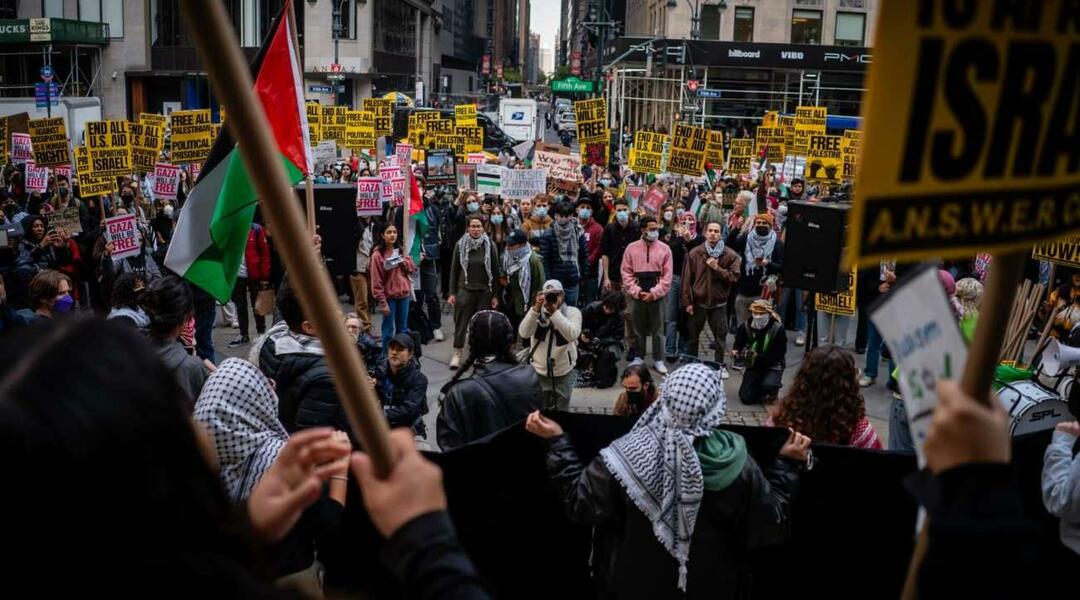 Palästina-Streik in New York
