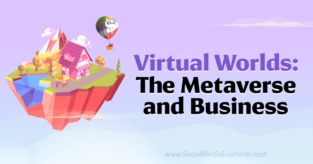 Virtuelle Welten: The Metaverse und Business: Social Media Examiner