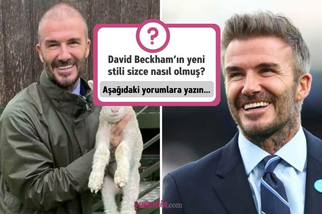 Was denken Sie über die Verwandlung von David Beckham?