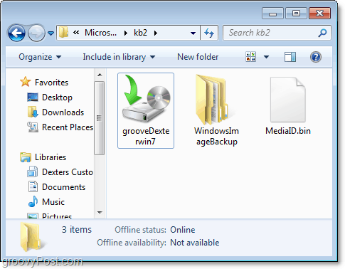 Windows 7-Sicherung - alles erledigt, jetzt haben Sie eine Sicherung