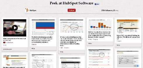 Hubspot-Blick auf Software