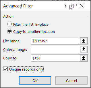 Erweitertes Filter-Popup