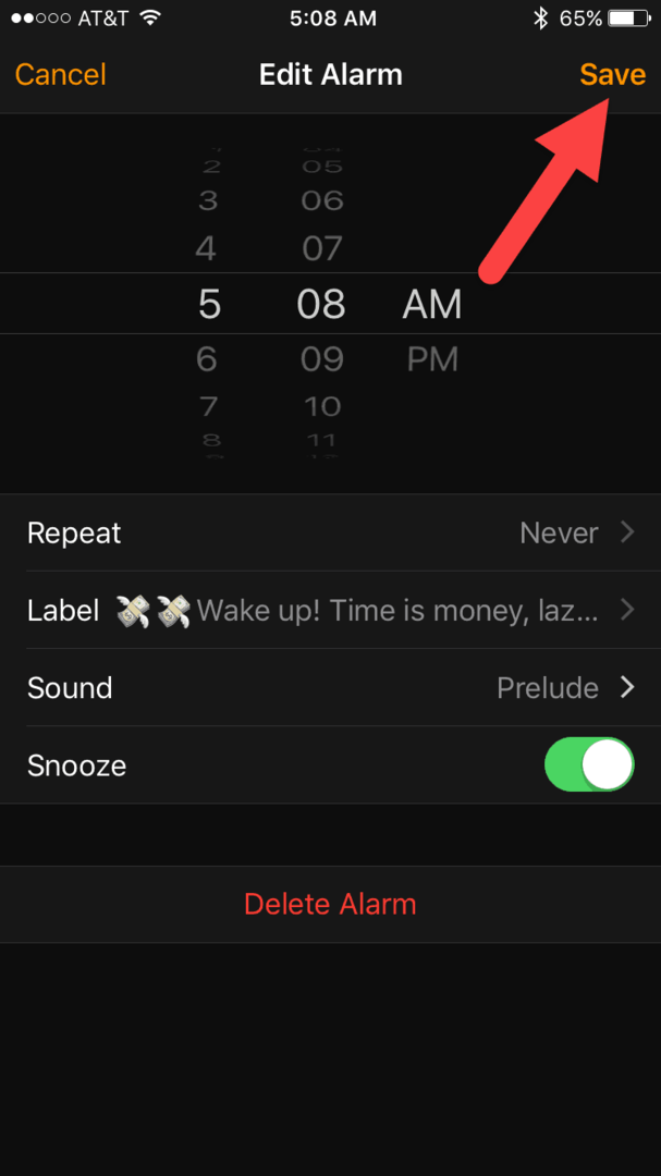 So legen Sie iPhone-Alarmetiketten fest und deaktivieren die Schlummertaste