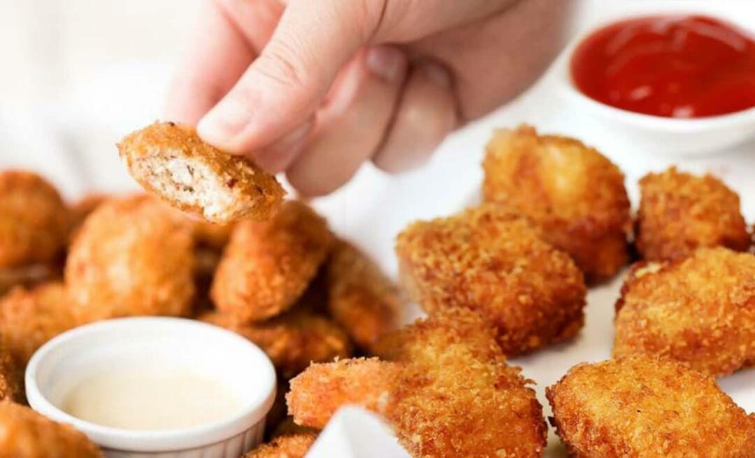 Wie macht man Honig-Senf-Nuggets? Nugget-Rezept mit Honig-Senf, das einem in die Finger brennt