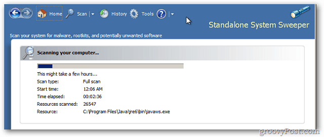 Microsoft Standalone System Sweeper ist ein Rootkit Analyzer für Windows