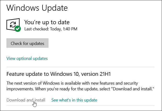 Windows Update herunterladen und installieren